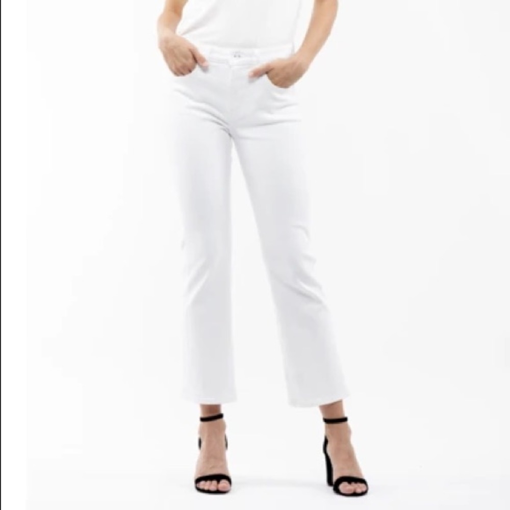 Father’s Daughter White Jeans